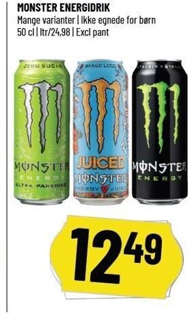 Løvbjerg Monster energidrik tilbud
