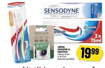 Løvbjerg Jordan, Sensodyne el. Aquafresh tilbud
