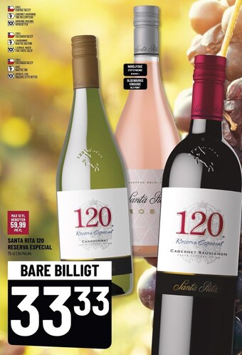 Løvbjerg Santa Rita 120 Reserva Especial tilbud