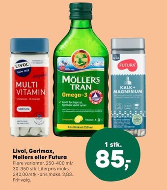 Kvickly Livol multi vitaminer tilbud