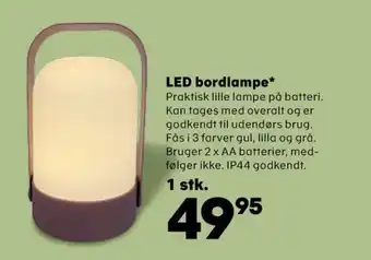 Kvickly Coop batterilampe tilbud