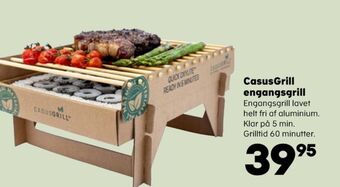 Kvickly Casusgrill engangsgrill tilbud