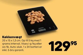 Kvickly Holm køkkenvægt tilbud