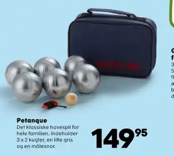 Twin marker petanque