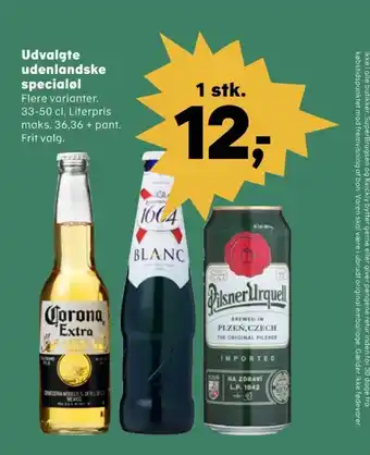 Kvickly Corona extra øl tilbud