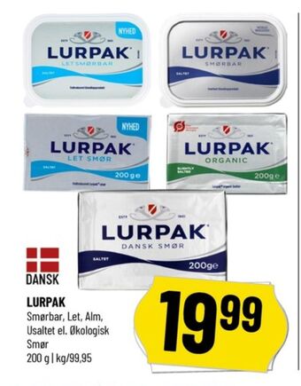 Løvbjerg Lurpak smørbar let tilbud
