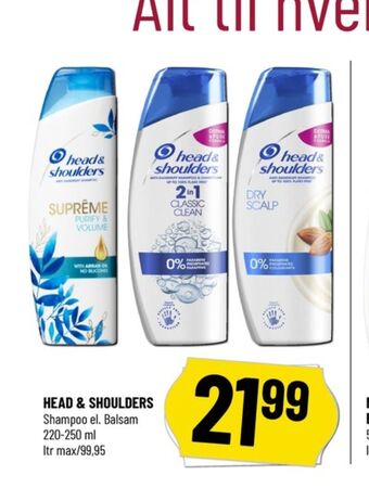 Head&shoulders shampoo