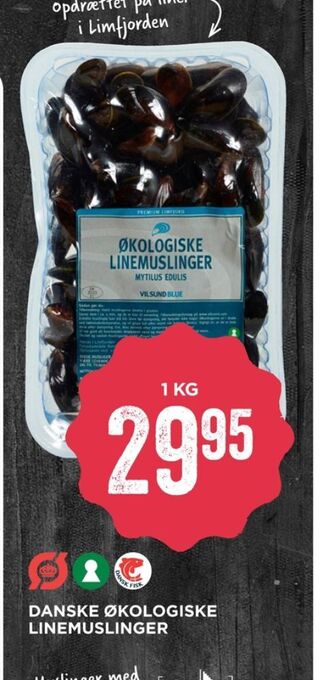 MENY Vilsund blue muslinger tilbud