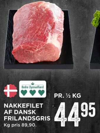 MENY Friland frilandsgris nakkefilet tilbud