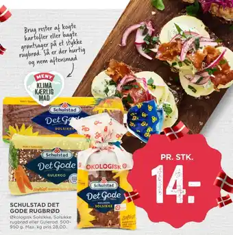 MENY Det gode rugbrød-skiver tilbud