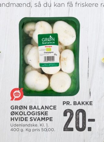 Grøn balance champignon