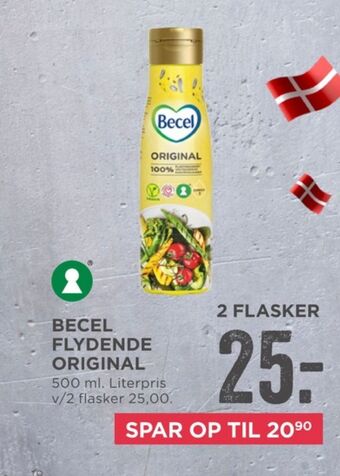 MENY Becel margarine - flydende original tilbud