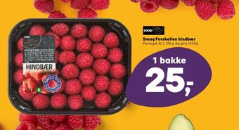 SuperBrugsen Smag forskellen hindbær tilbud