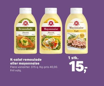 SuperBrugsen K-salat remoulade tilbud