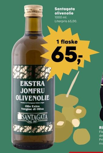 SuperBrugsen Santagata olivenolie tilbud