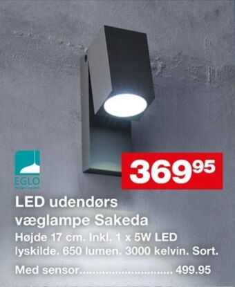 Eglo væglampe