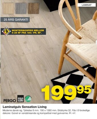 Bauhaus Pergo laminatgulv tilbud