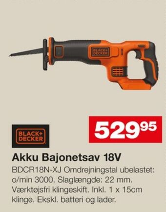 Black&decker bajonetsav