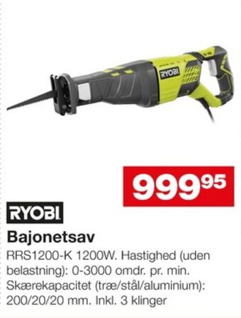 Ryobi bajonetsav