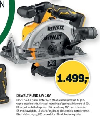 XL-BYG Dewalt rundsav tilbud