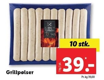 Lidl Grillpølser tilbud