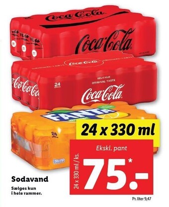 Lidl Sodavand tilbud
