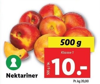 Lidl Nektariner tilbud