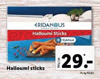 Lidl Halloumi sticks tilbud
