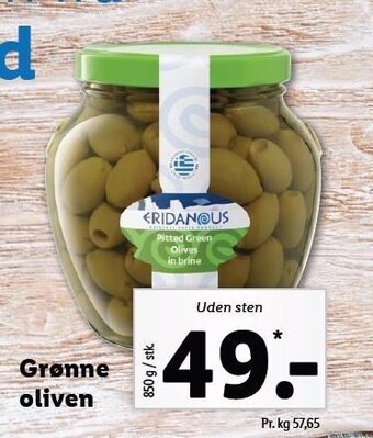 Lidl Grønne oliven tilbud