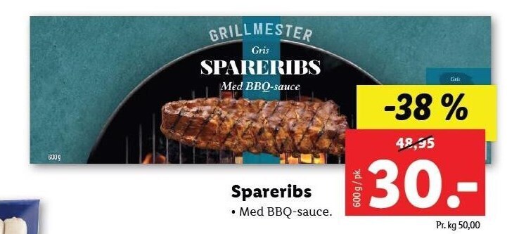 Lidl Spareribs tilbud