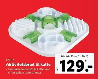 Lidl Aktivitetsbræt til katte tilbud