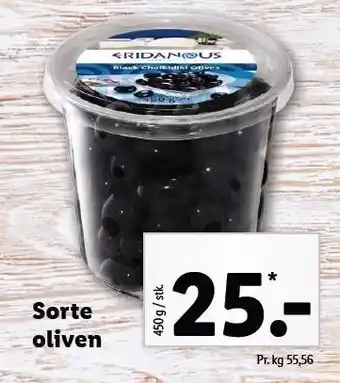 Lidl Sorte oliven tilbud