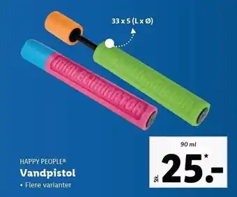 Lidl Vandpistol 90ml tilbud