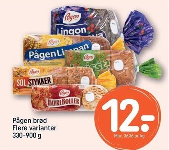 REMA 1000 Pågen brød - Flere varianter tilbud