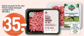 REMA 1000 Hakket oksekød el. hakket øko oksekød tilbud