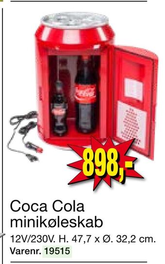 Harald Nyborg Coca Cola minikøleskab tilbud