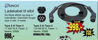 Harald Nyborg Ladekabel til elbil tilbud
