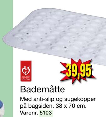 Harald Nyborg Bademåtte tilbud