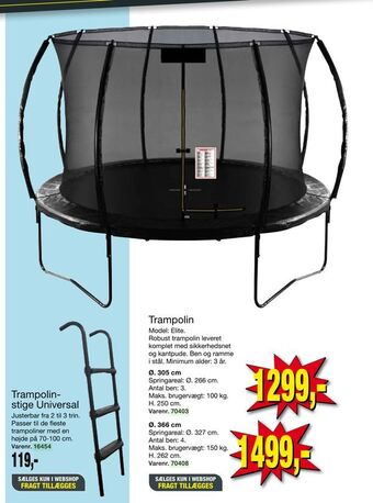 Harald Nyborg Trampolin tilbud