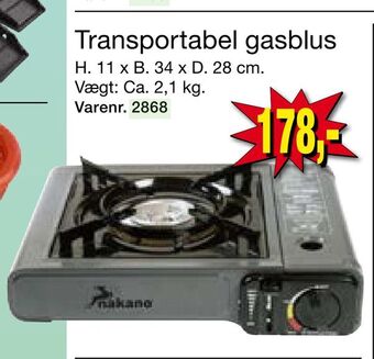 Harald Nyborg Transportabel gasblus tilbud