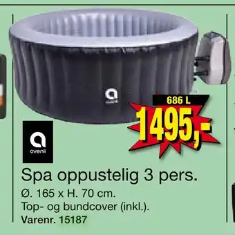 Harald Nyborg Spa oppustelig 3 pers tilbud