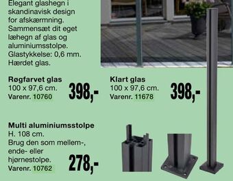 Harald Nyborg Multi aluminiumsstolpe tilbud