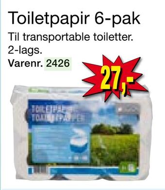 Harald Nyborg Toiletpapir 6-pak tilbud