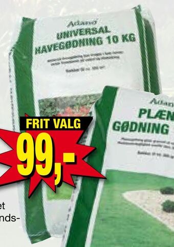 Universal havegødning