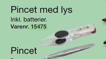 Pincet med lys