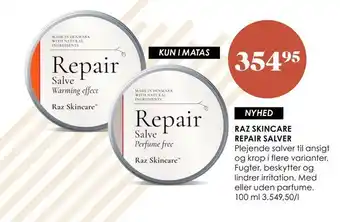 Raz skincare repair salver