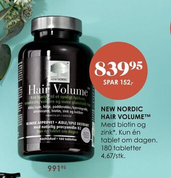 Matas New nordic hair volume™ tilbud
