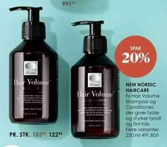 Matas New nordic haircare tilbud