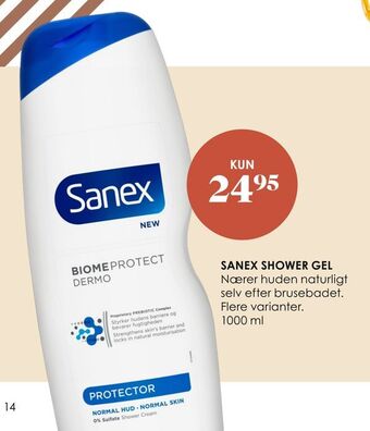 Matas Sanex shower gel tilbud