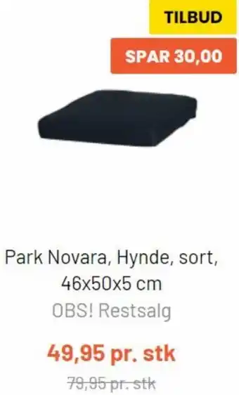 Silvan Park Novara, Hynde, Sort, 46x50x5 cm tilbud